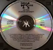 CD - Joe Pass - University Of Akron Concert