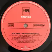 LP - Joe Pass - Intercontinental - Gatefold