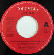 7inch Vinyl Single - Joe Public - Live And Learn