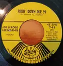 7inch Vinyl Single - Joe & Rose Lee Maphis - Ridin' Down Ole 99