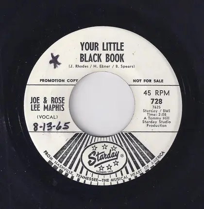 Joe & Rose Lee Maphis - Your Little Black Book