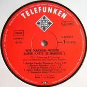 Double LP - Joe Raphael Und Die Party-Singers - Wir Machen Weiter... - Super Party Stimmung 2 - Gatefold