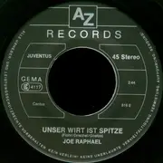 7inch Vinyl Single - Joe Raphael - Unser Wirt Ist Spitze