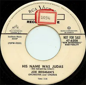 Joe Reisman - His Name Was Judas / Robin Hood