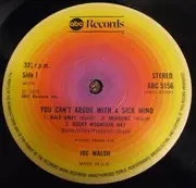 LP - Joe Walsh - You Can't Argue With A Sick Mind