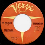 7inch Vinyl Single - Joe Williams / Count Basie Orchestra - As I Love You / Stop! Don't!