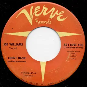 Joe Williams - As I Love You / Stop! Don't!