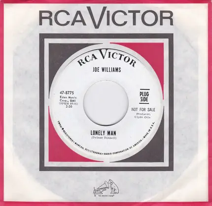 Joe Williams - Lonely Man / I'll Belong To You