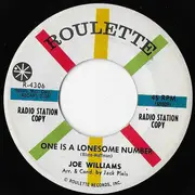 7inch Vinyl Single - Joe Williams - Somebody / One Is A Lonesome Number