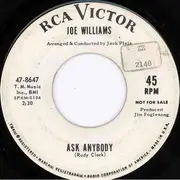 7inch Vinyl Single - Joe Williams - The Bible Tells Me So / Ask Anybody