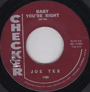 Joe Tex - Baby You're Right / All I Could Do Was Cry - Pt. II
