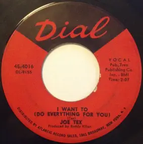 Joe Tex - I Want To / Funny Bone