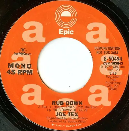 Joe Tex - Rub Down