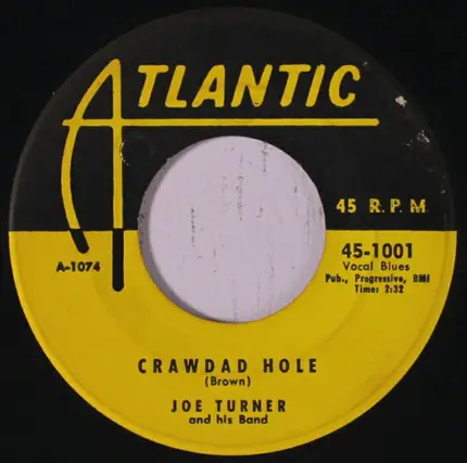 Joe Turner And His Band - Honey Hush / Crawdad Hole