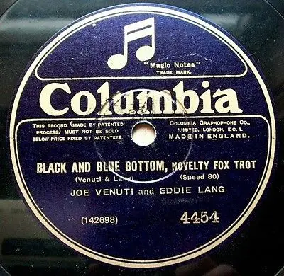 Joe Venuti & Eddie Lang - Stringing The Blues / Black And Blue Bottom