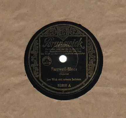 Joe Wick - Farewell Blues/ Opus in Braun