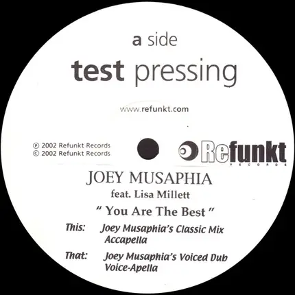Joey Musaphia Feat. Lisa Millett - You Are The Best