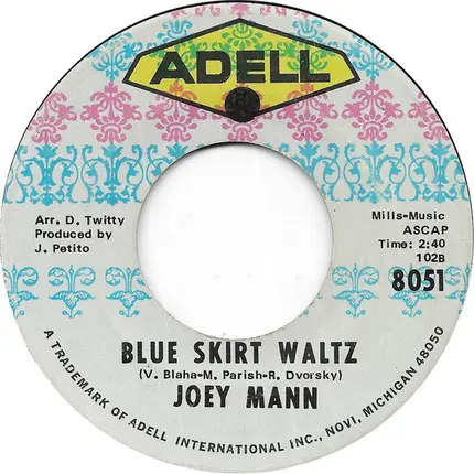 Joey Mann - Hurry Home Love / Blue Skirt Waltz