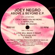 Joey Negro - Above & Beyond E.P.