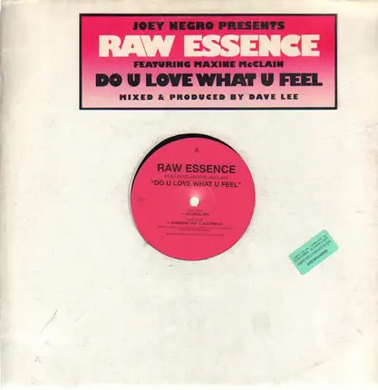 Joey Negro Presents Raw Essence Featuring Maxine McClain - Do U Love What U Feel