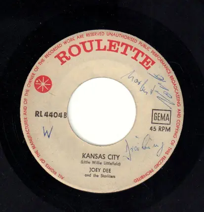 Joey Dee & The Starliters - Hello Josephine / Kansas City