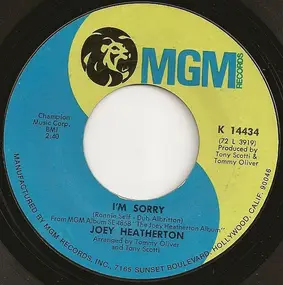 Joey Heatherton - I'm Sorry