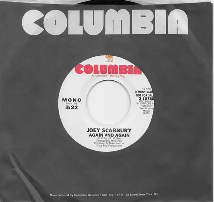 Joey Scarbury - Again And Again