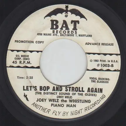 Joey Welz - The Whistling Man's Boogie