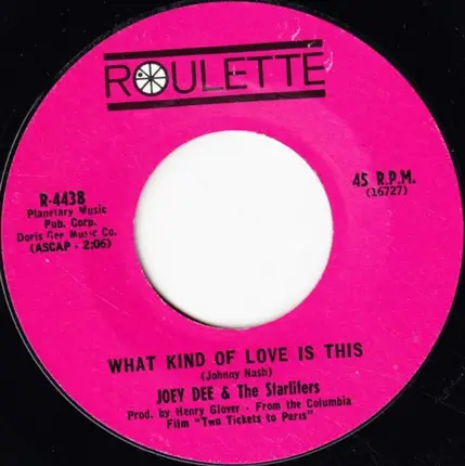 Joey Dee & The Starliters - What Kind Of Love Is This