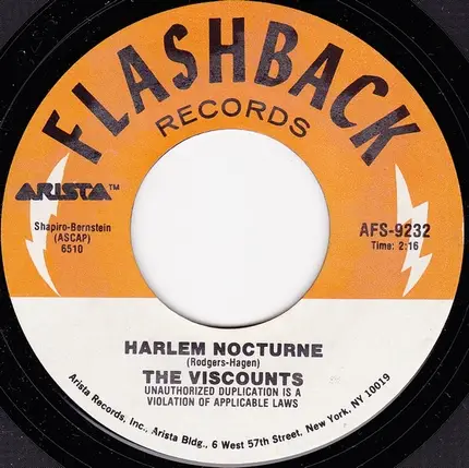Joey Powers / The Viscounts - Midnight Mary / Harlem Nocturne