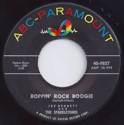 Joe Bennett And The Sparkletones - Black Slacks / Boppin' Rock Boogie