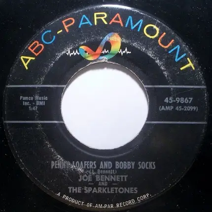 Joe Bennett And The Sparkletones - Penny Loafers And Bobby Socks / Rocket