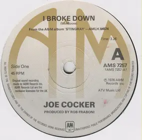 Joe Cocker - I Broke Down