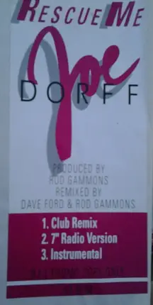 Joe Dorff - Rescue Me