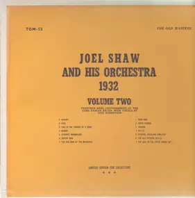 Joel Shaw & His Orchestra - Joel Shaw & His Orchestra Volume 2, 1932