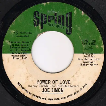 Joe Simon - Power Of Love