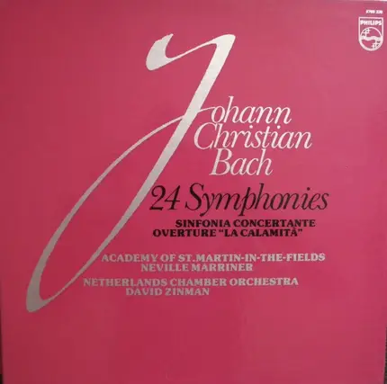 Johann Christian Bach - 24 Symphonies / Sinfonia Concertante / Overture "La Calamità"