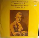 LP - Johann Christian Bach - Kammerorchester Berlin , Helmut Koch - Sinfonien
