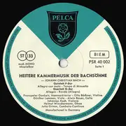 LP - Johann Christian Bach , Johann Christoph Friedrich Bach - Franzpeter Goebels , Gustav Scheck , Helm - Heitere Kammermusik Der Bach-Söhne