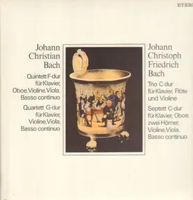 Johann Christian Bach - Quintett F-Dur Für Klavier, Oboe, Violine, Viola, Basso Continuo / Quartett G-Dur Für Klavier, Viol