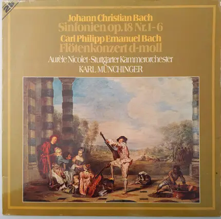 J.C Bach / C.P.E. Bach - Sinfonien op.18 Nr.1-6 / Flötenkonzert d-moll