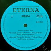 LP - J.C. Bach / J.C.F. Bach - Quintett F-dur Für Klavier, Oboe, Violine, Viola, Basso Continuo / Quartett G-dur Für Klavier, Violine, Viola, Basso Continuo / Trio C-dur Für Klavier, Flöte, Und Violine / Septett C-dur Für Klavier, Oboe, Zwei Hörner, Viol