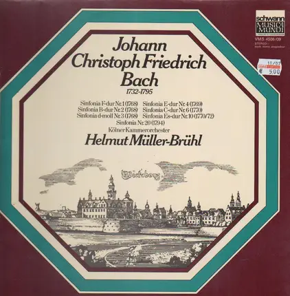 Johann Christoph Friedrich Bach - 7 Sinfonien - Helmut Müller-Brühl