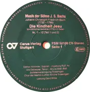 LP - Johann Christoph Friedrich Bach - Die Kindheit Jesu