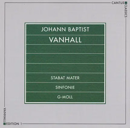 Vanhal - Stabat Mater - Sinfonie G-Moll