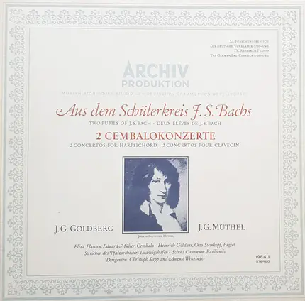 Johann Gottlieb Goldberg , Johann Gottfried Müthel , Eliza Hansen , Eduard Müller , Streicher Des P - Aus Dem Schülerkreis J.S. Bachs, 2 Cembalokonzerte