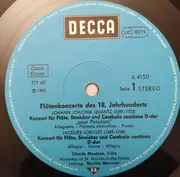 LP - Johann Joachim Quantz · Jacques Loeillet · André-Modeste Gretry · Jean-Marie Leclair - Claude Monte - Flötenkonzerte Des 18. Jahrhunderts