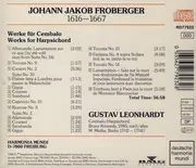 CD - Froberger / Gustav Leonhardt - Werke Für Cembalo