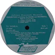 LP - Hummel - Concertino In G Major For Piano And Orchestra, Op. 73 / 'La Galante' (Rondeau) For Piano, Op. 120 / Concerto For Bassoon And Orchestra