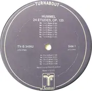 LP - Johann Nepomuk Hummel , Mary Louise Boehm - 24 Etudes, Op. 125
